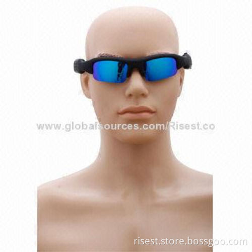 HD AVI 30fps 720p Outdoor Sports Sunglasses Camera RE-SG720P